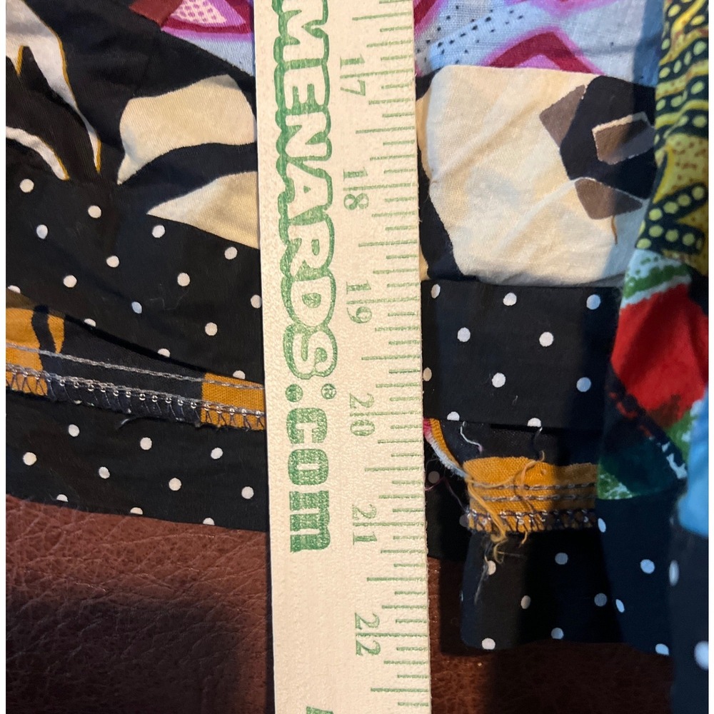 Sofistafunk Patchwork Skirt Womens Multicolor Afr… - image 4